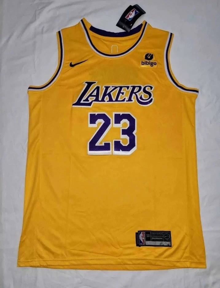 Luka Doncic LeBron James Bronny James Jr. Los Angeles Lakers Jersey Any Size