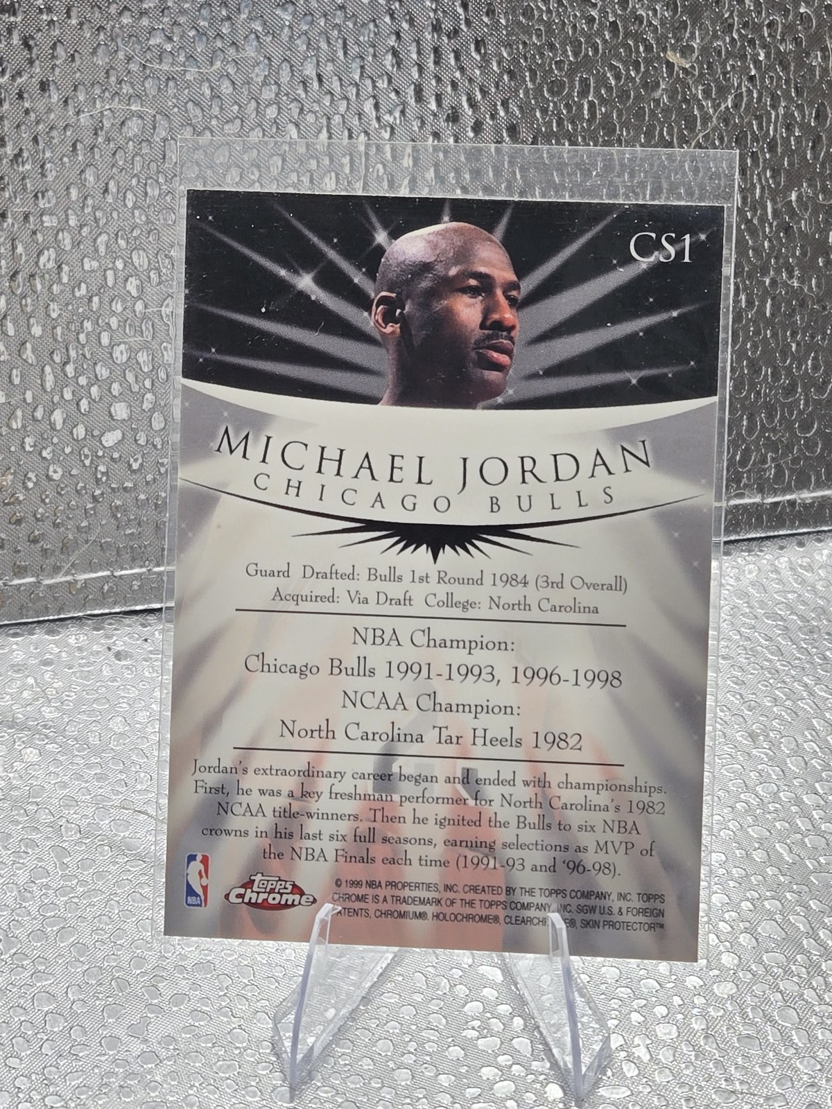 1998-99 Topps Chrome #CS1 Michael Jordan Champion Spirit