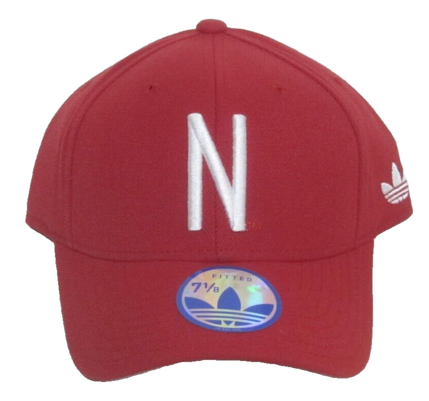 Nebraska Cornhuskers Red Structured Fitted Hat By adidas