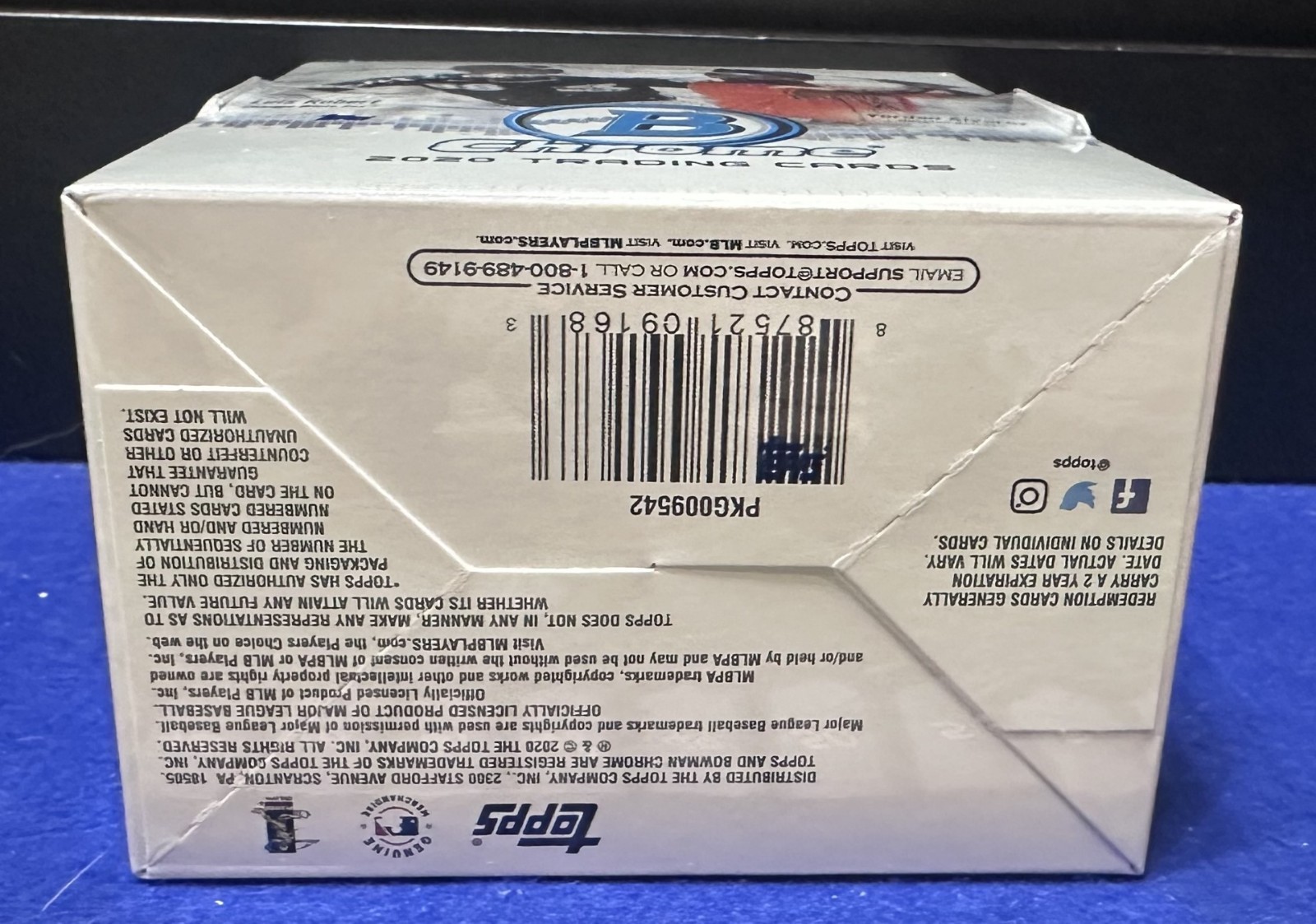2020 Bowman Chrome Baseball Factory Sealed HOBBY BOX (2 Autos/Box) QTY AVAILABLE