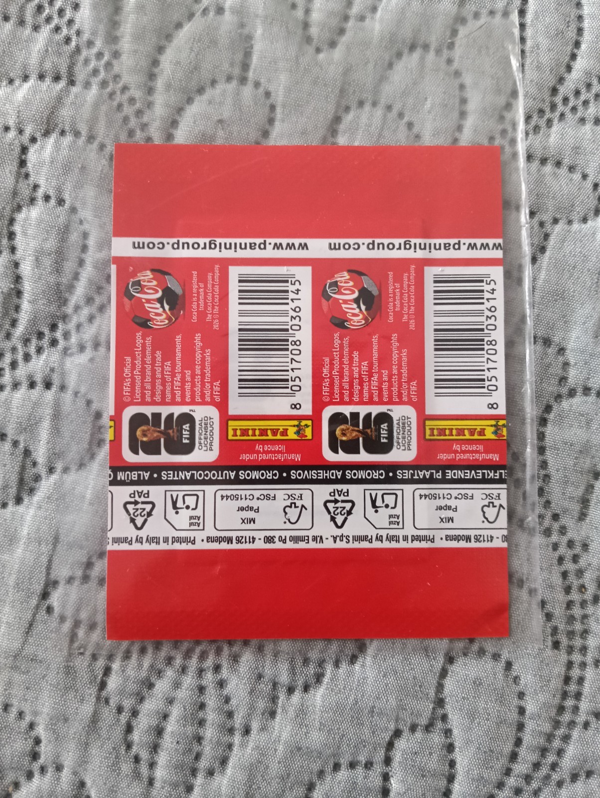 Packet Coca-Cola version Portugal Panini World Cup FIFA 2026