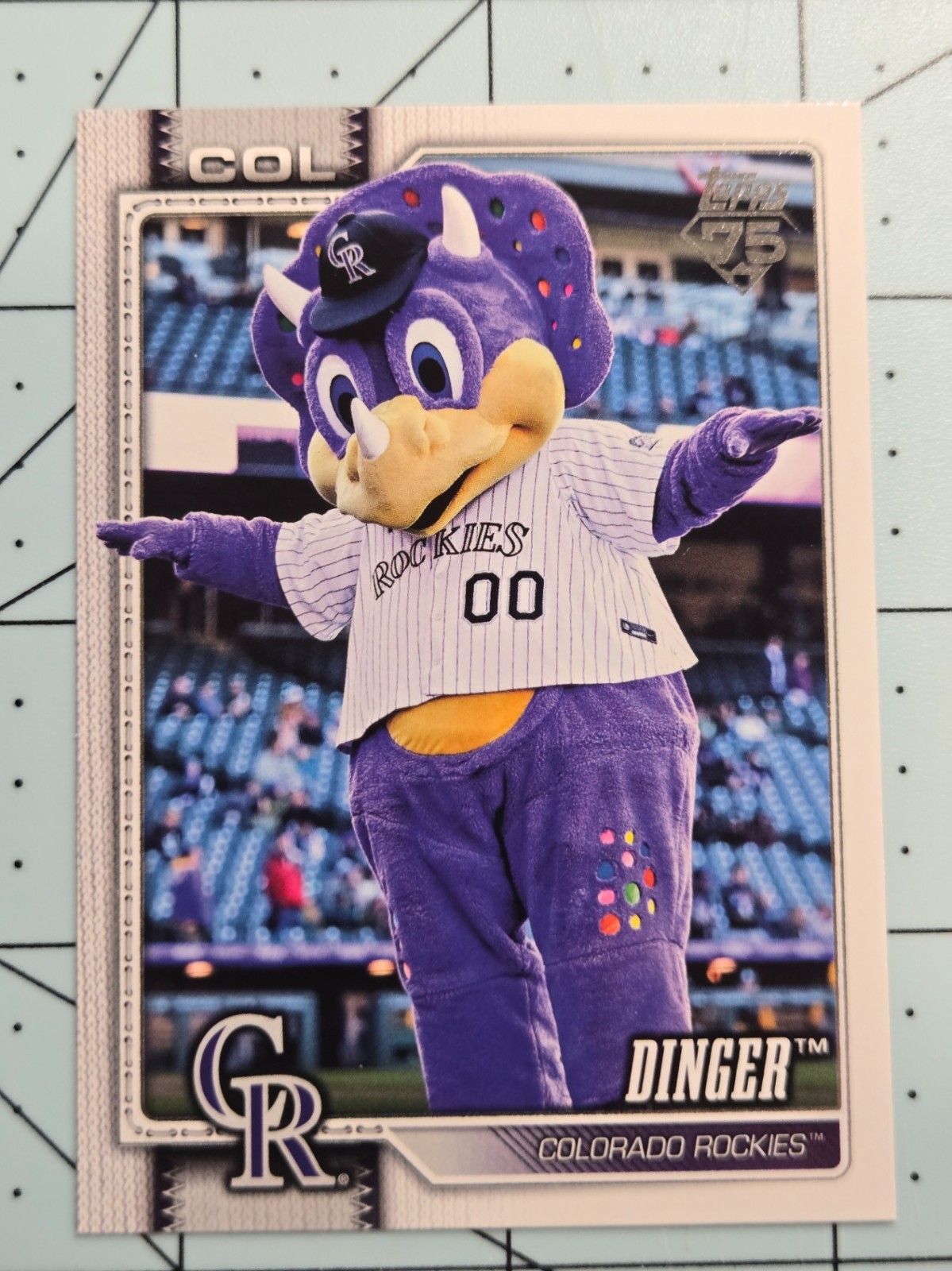 DINGER 2026 Topps Series 1 Baseball Celebration #M-4 Colorado Rockies MLB Mascot