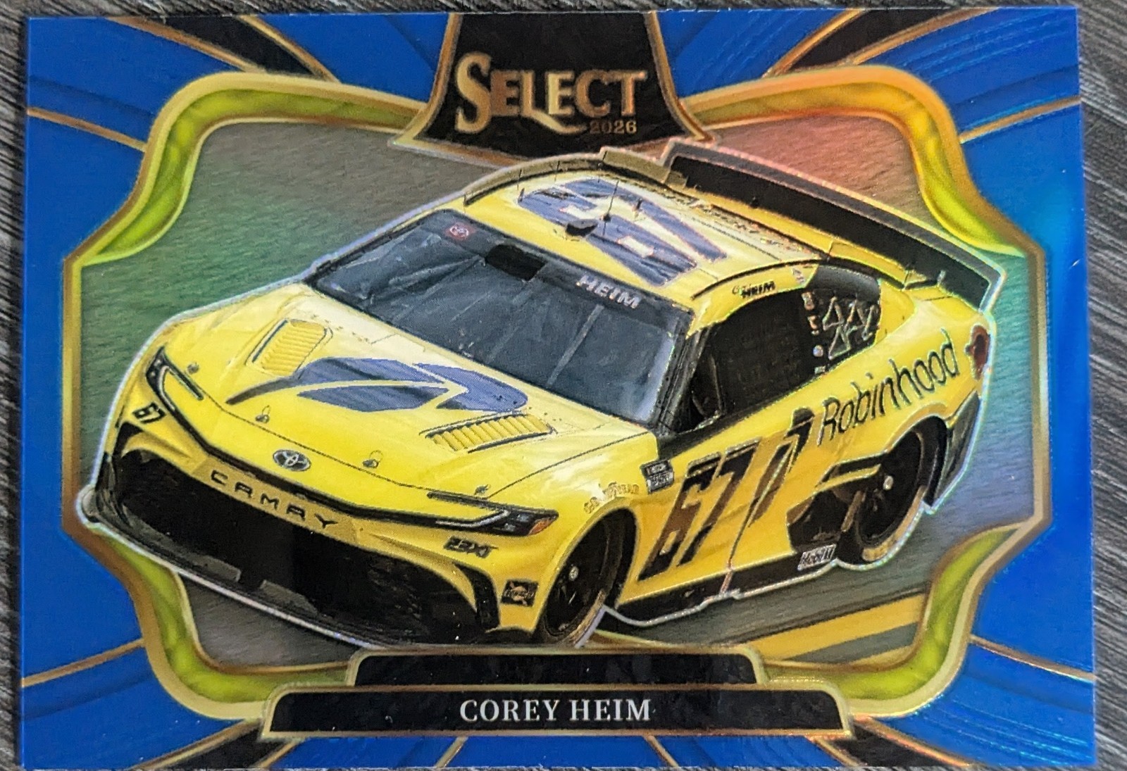 2026 Select NASCAR Corey Heim Pit Road Blue Prizm /175 #123