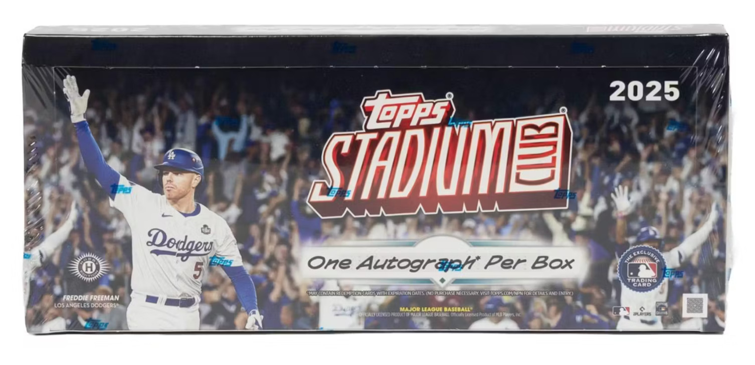 2025 Topps Stadium Club Baseball Hobby Box Factory Sealed