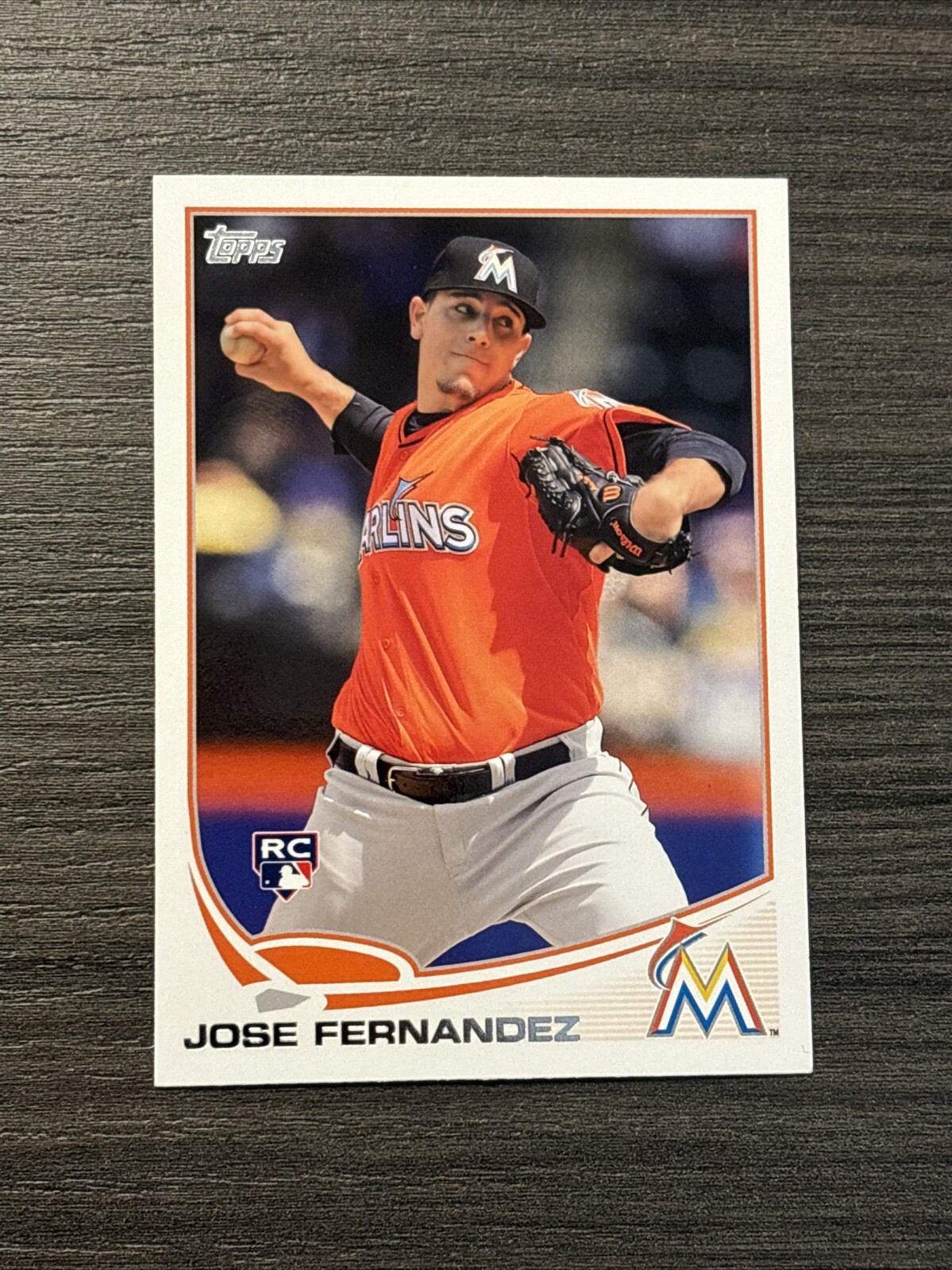 2013 Topps Jose Fernandez RC Miami Marlins #589 Rookie Card