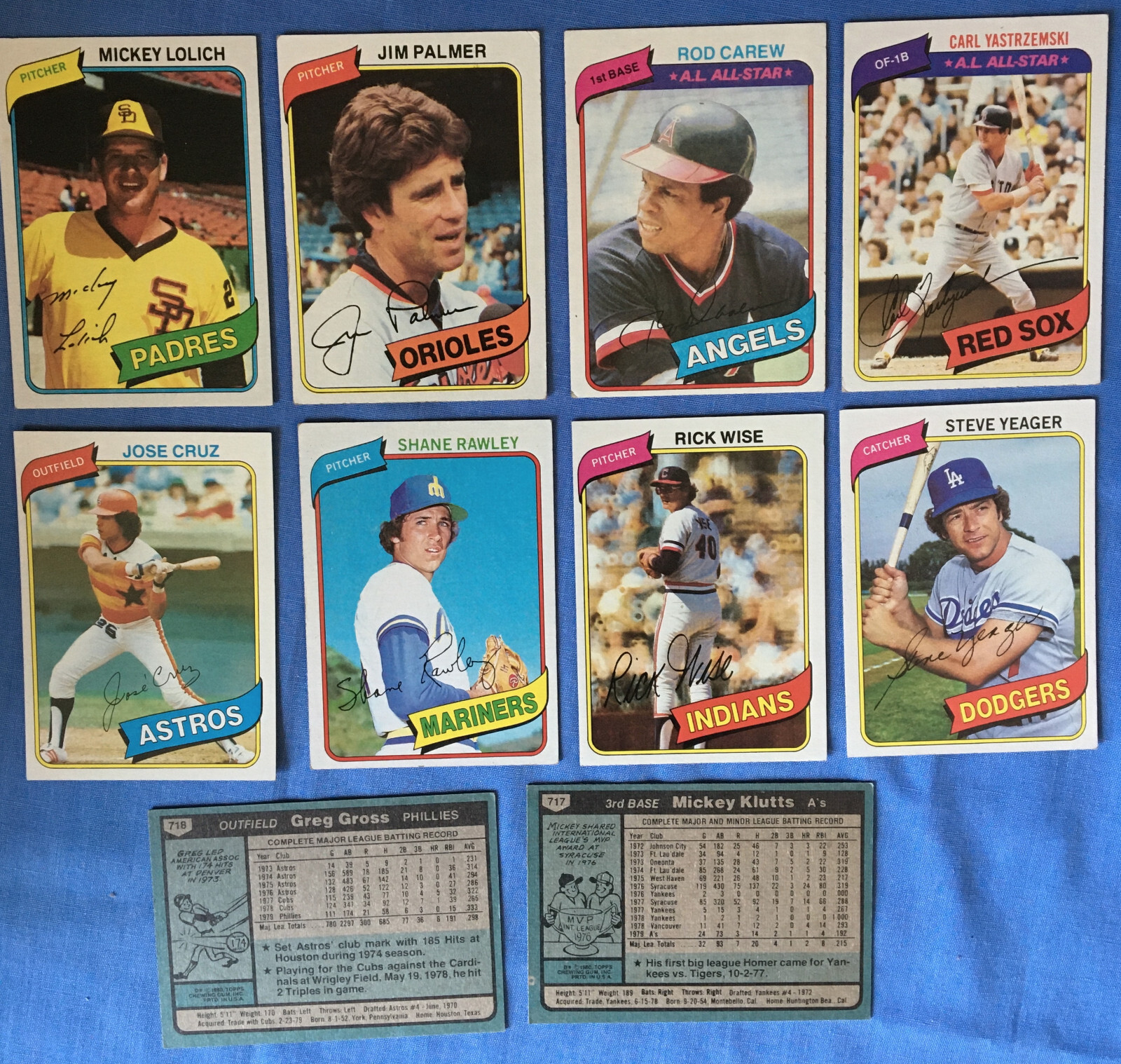 1977 1978 1979 1980 1982 Topps Lot EXMT NM NMMT Complete Your Set U Pick 15