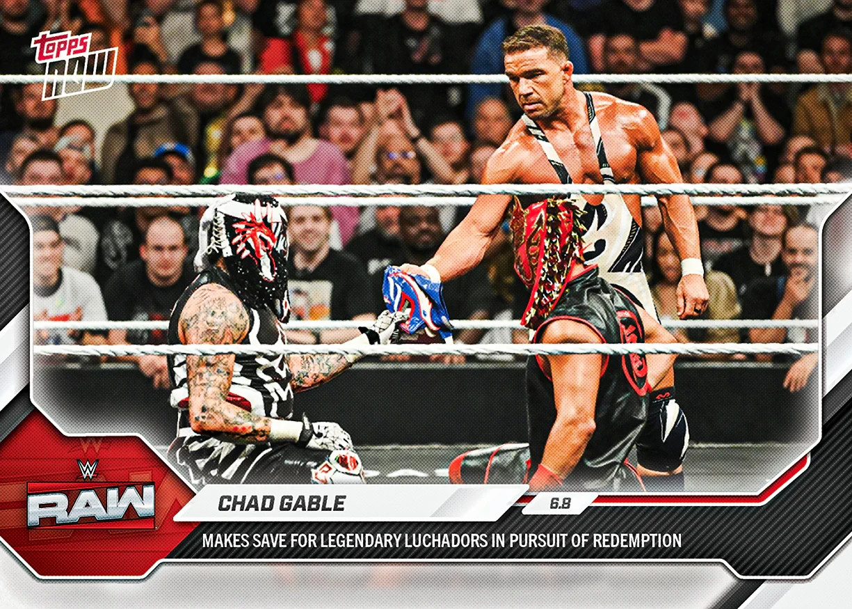 2026 Topps Now WWE #63 Chad Gable Penta Dragon Lee RAW PRESALE