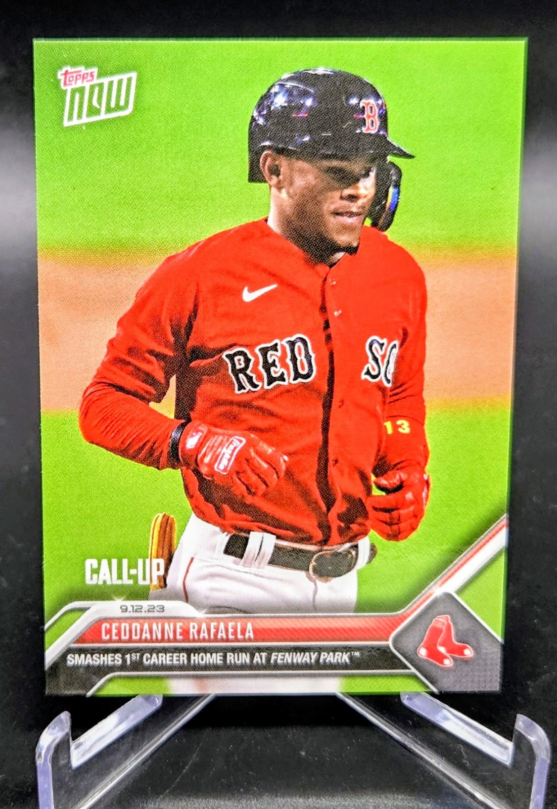 2023 TOPPS NOW #856 CEDDANNE RAFAELA Red Sox Call-Up 1st MLB HR vs Yankees 🔥