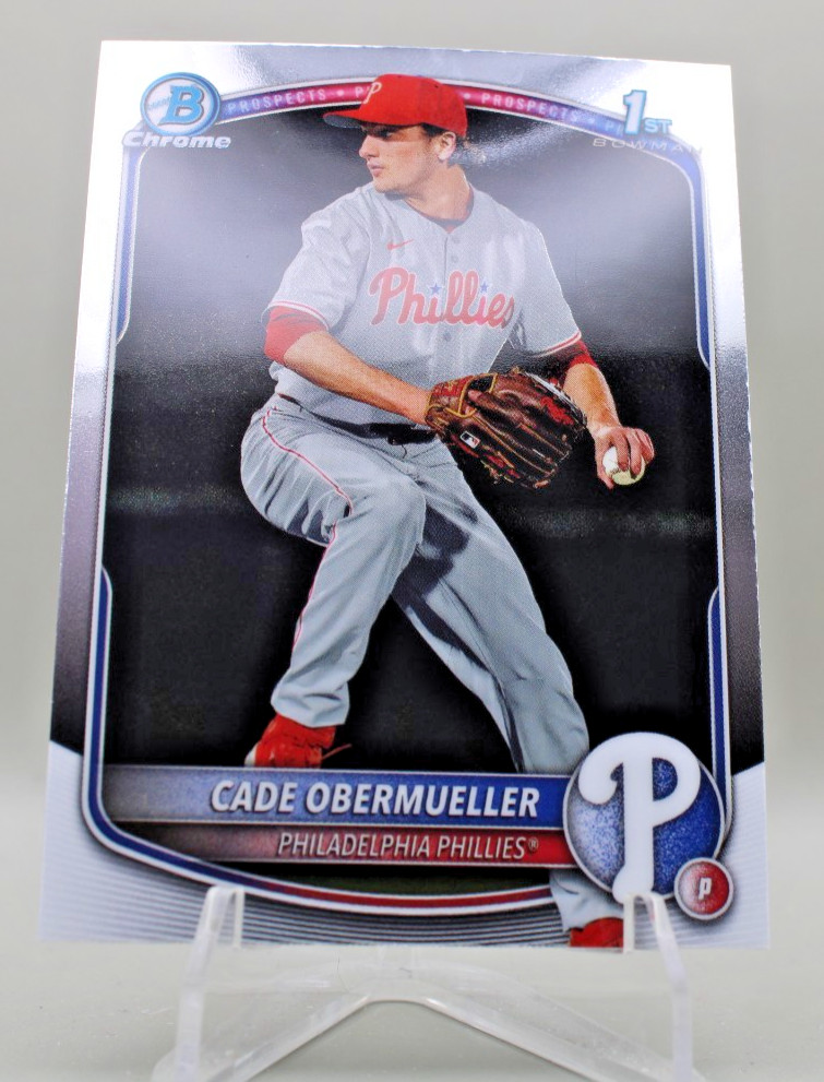 2025 Bowman Draft Chrome Cade Obermueller #BDC-80