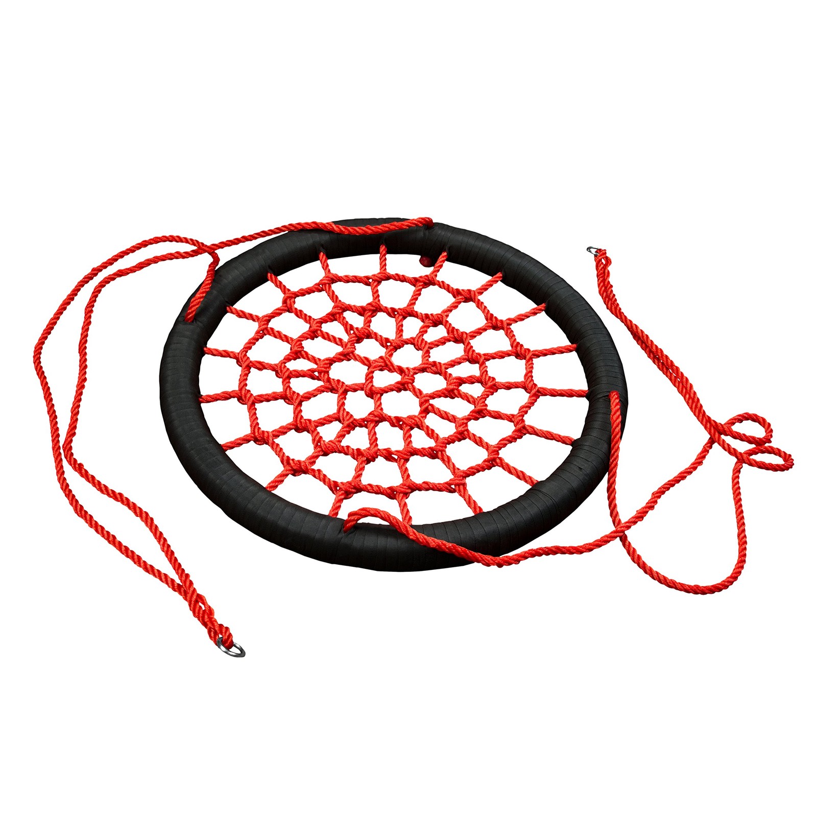 Gorilla Playsets 04-0029-Bk/R Extra Large Orbit Swing Red Netting Black Nylon
