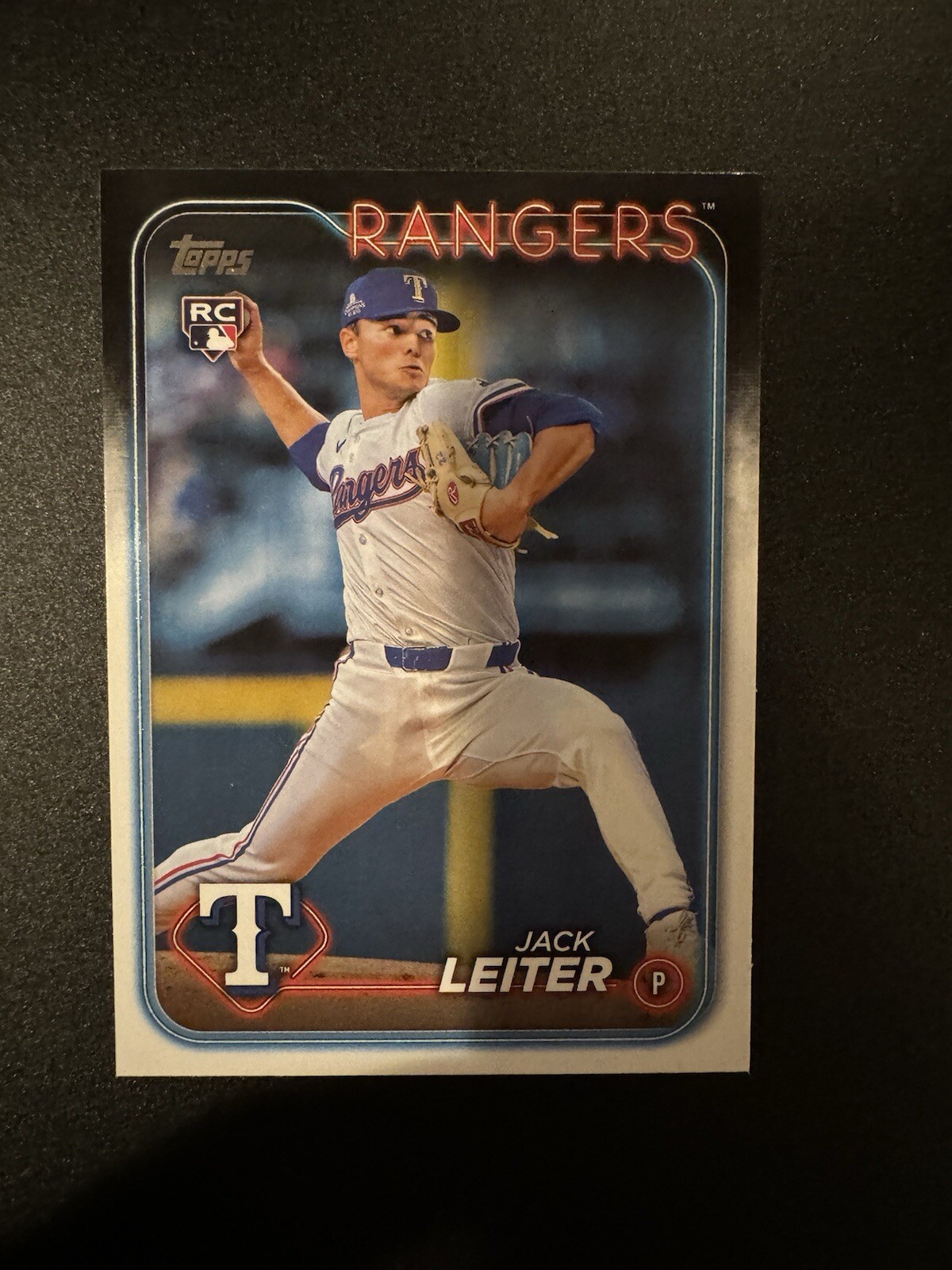 2024 Topps Update – Jack Leiter Rookie #US156 Rangers (RC)