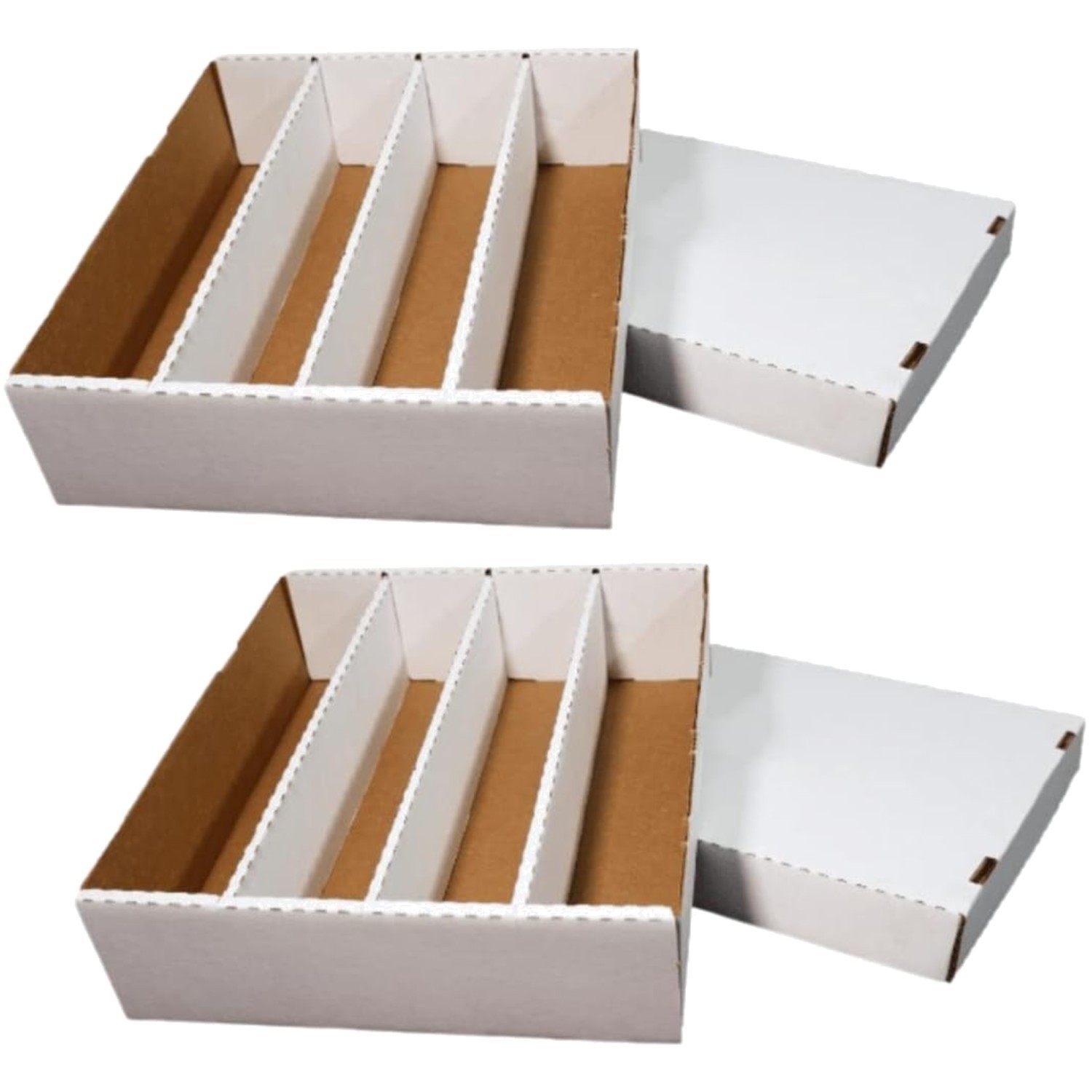 2-Pack Monster Card Storage Boxes – Holds 3200 Cards, Durable Design