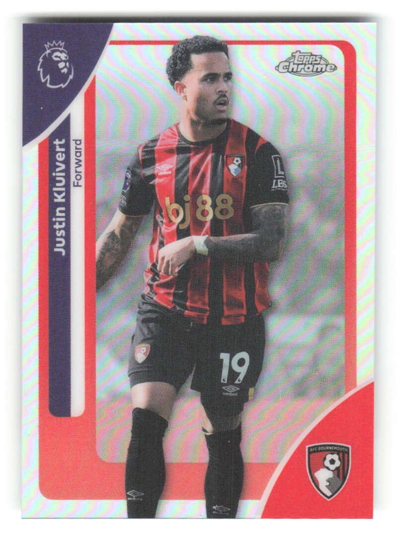 2025-26 Topps Chrome Premier League Refractor #1 Justin Kluivert