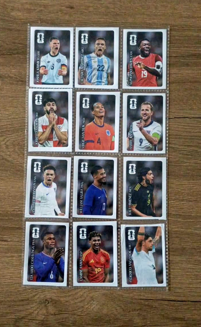 CC1-CC12 Coca-Cola EUROPE sticker set Panini World Cup 2026 Mexico Canada USA
