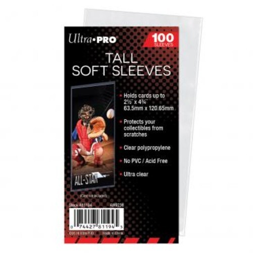 Ultra PRO 2-1/2″ x 4-3/4″ Tall Penny Card Sleeves 100 200 300 400 500 1000 2500