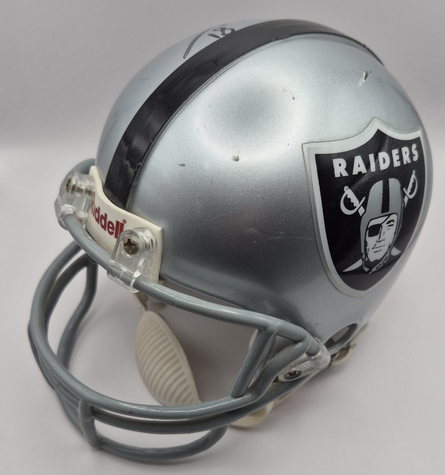 Oakland Raiders Tim Brown Signed Mini Helmet Riddell Autograghed