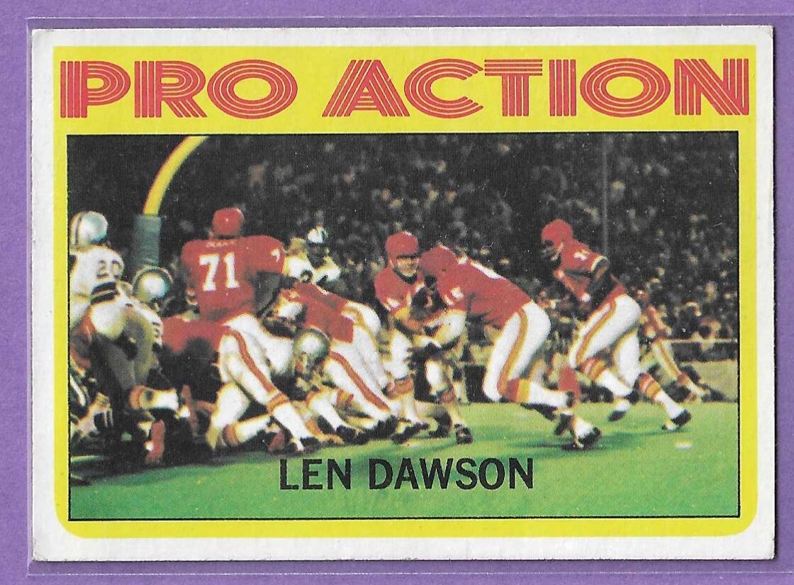 1972 Topps Football Set Break! 264 – 351 You Pick High Number Series III