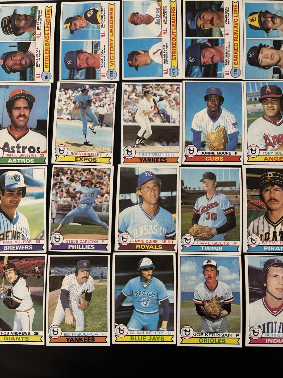 1979 Topps Baseball U-Pick #1-175 EX
