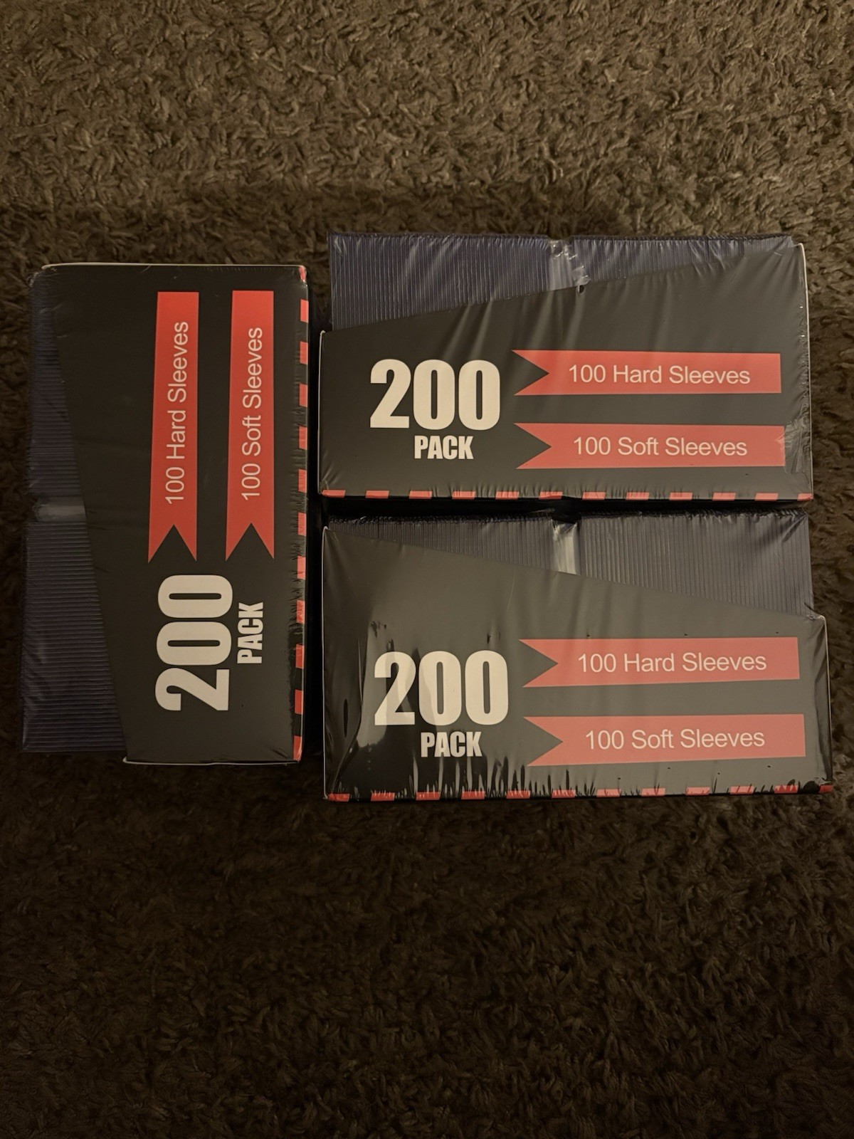 600 Card Sleeves Hard Plastic, 3″X4″ Baseball Cards Protectors Plastic