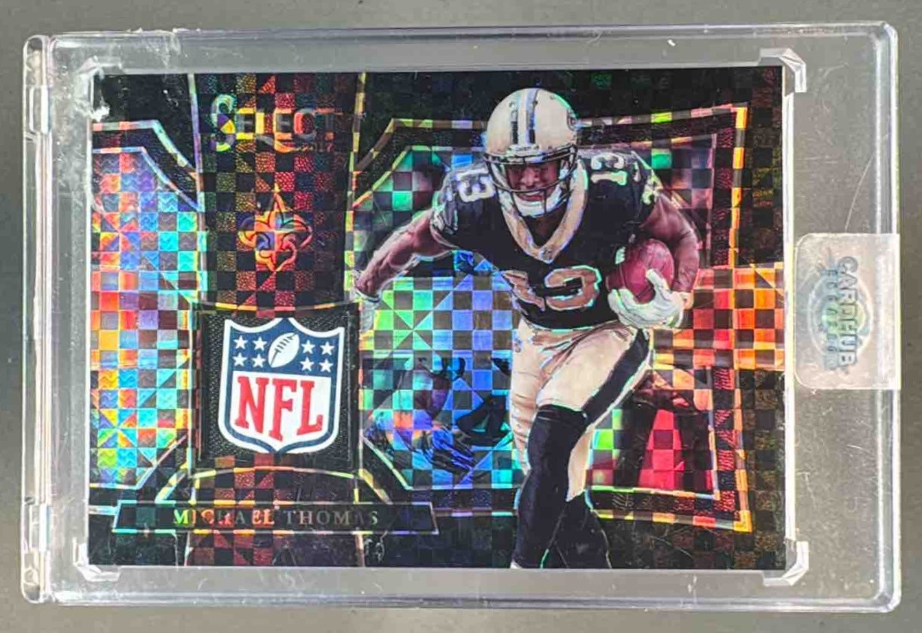 Michael Thomas 2017 Panini Select #43 Black Prizm Swatches RC 1/1 NFL SHIELD