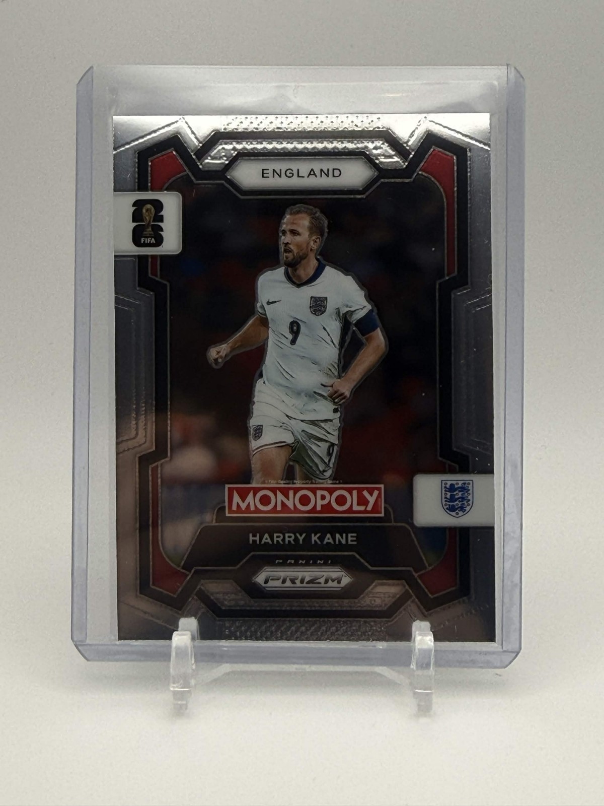 2026 Monopoly Prizm FIFA World Cup Harry Kane #22 Red Prizm