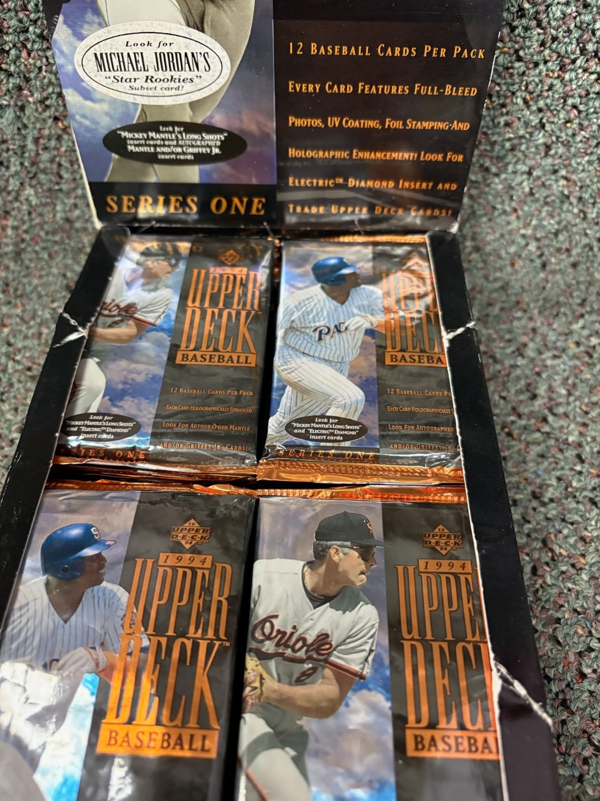 1994 Upper Deck Series 1 Baseball Factory Sealed Pack – Mantle / Griffey Autos?