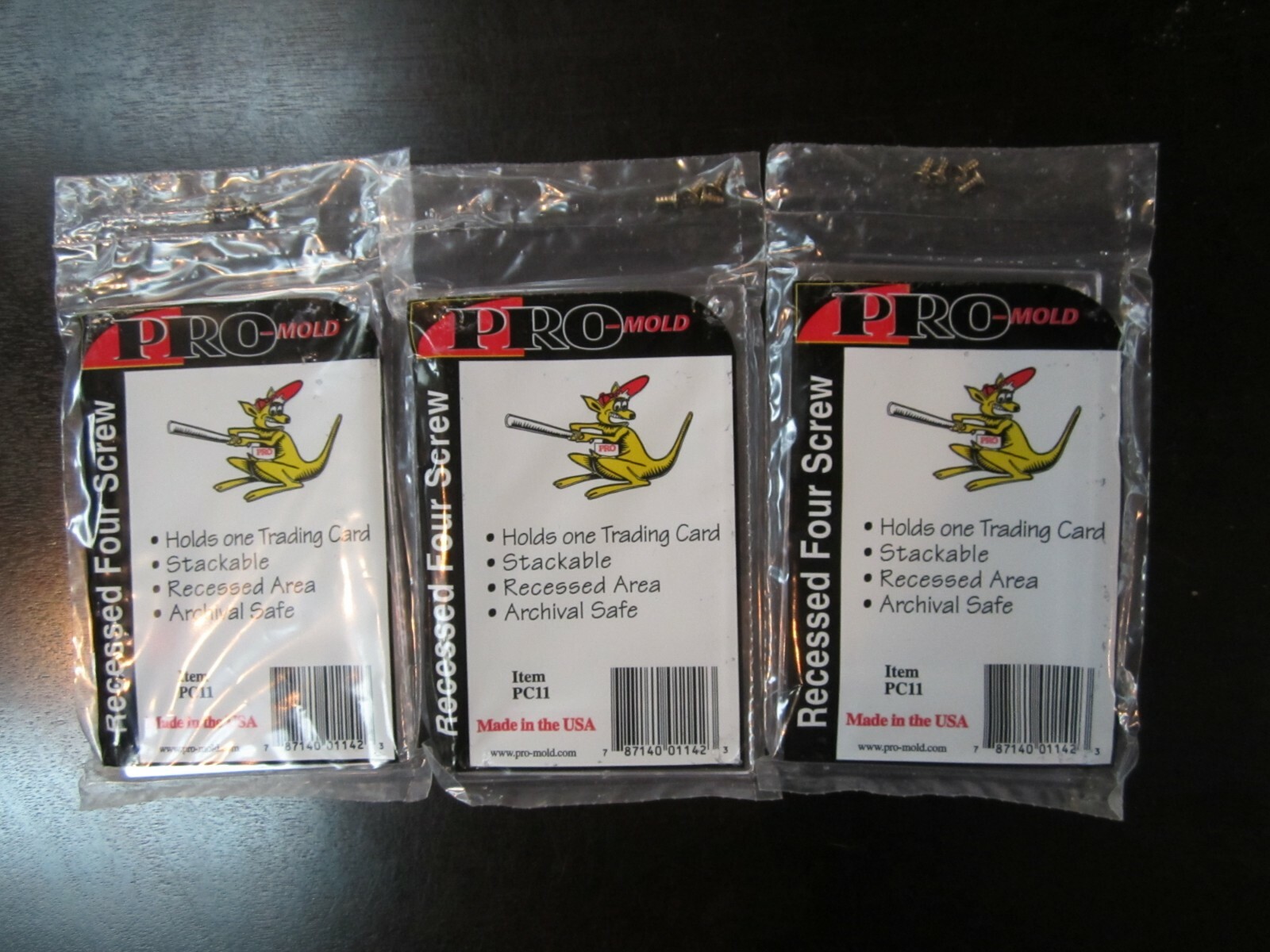 Pro-Mold # PC11 4 Screw Recessed Card Holder New 3 count lot