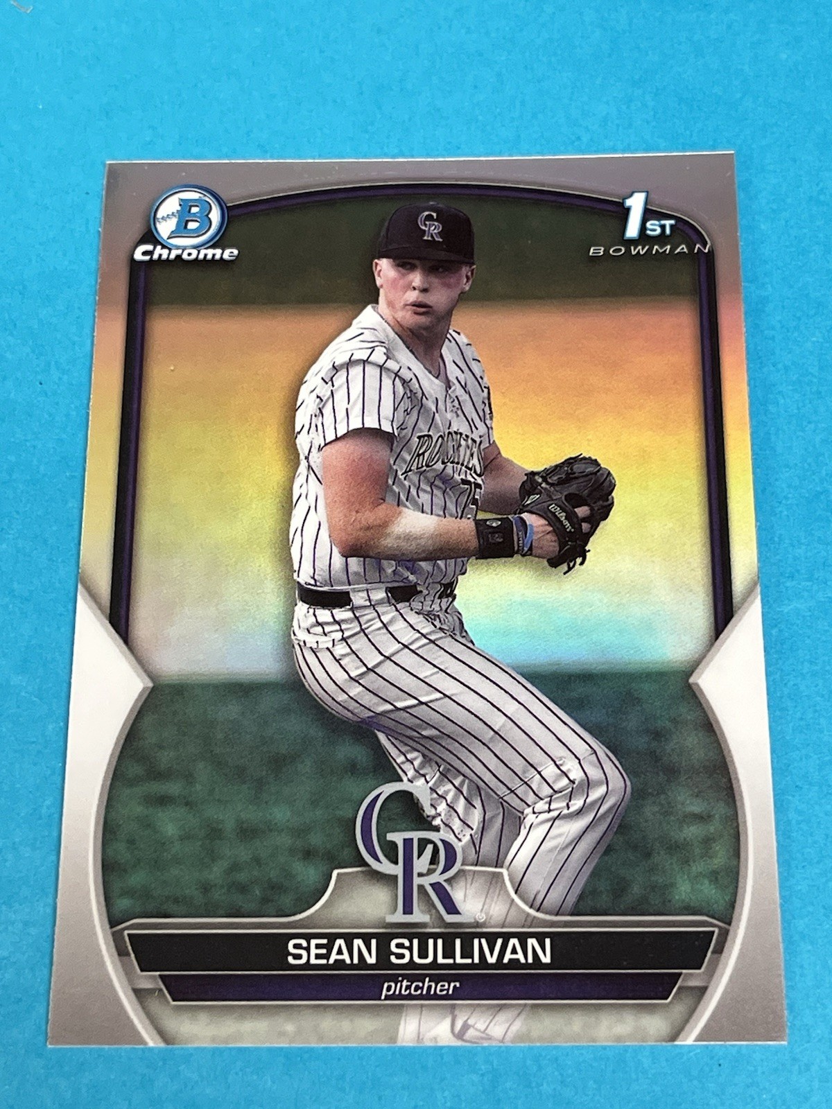 Sean Sullivan 2023 Bowman Draft 1st Chrome Refractor #BDC-88 Rockies Qty Avail