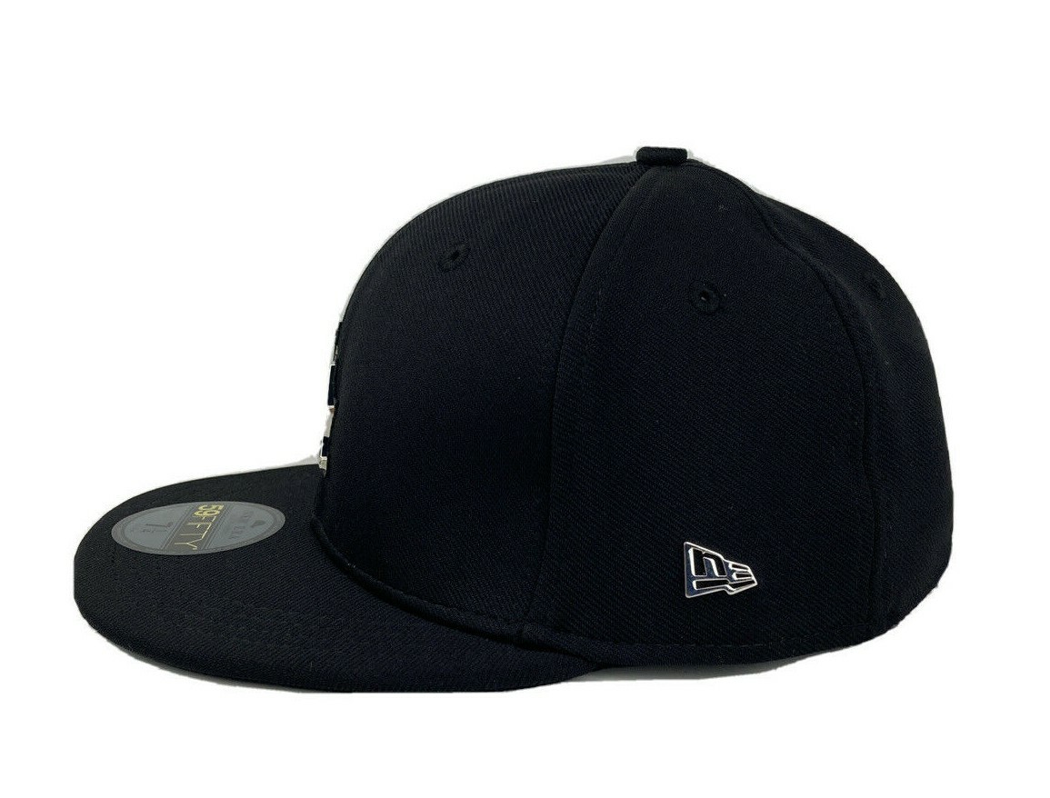 LA-Dodger Black Label Collection hat Glossed Badge New Era 59Fifty fitted cap