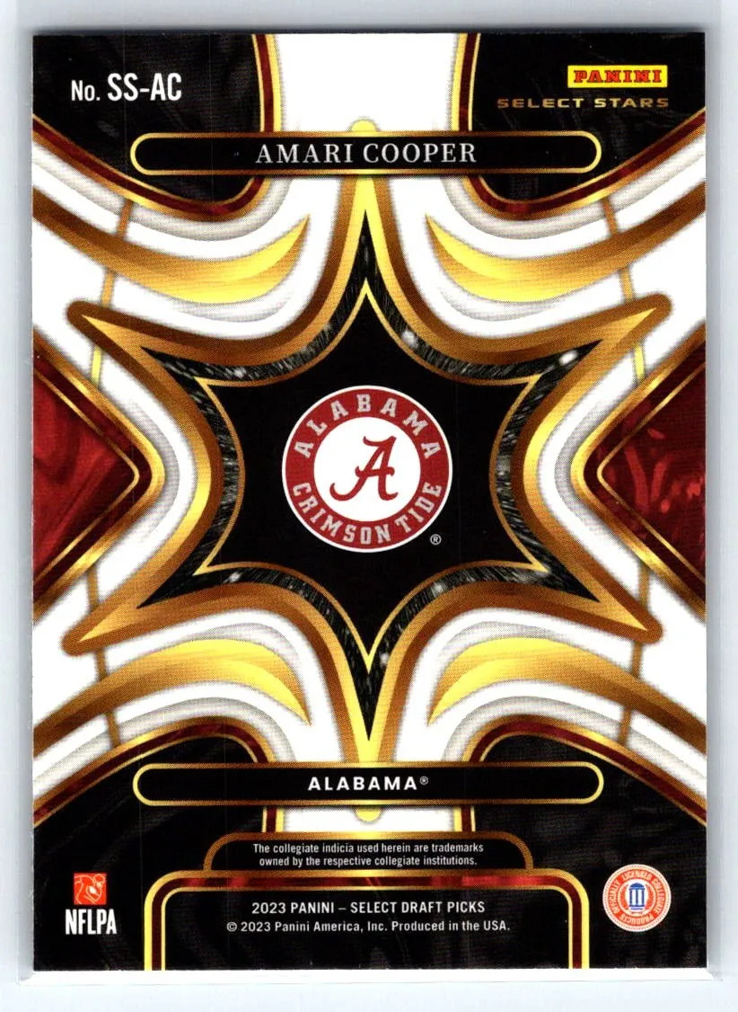 2023 Panini Select Draft Picks Select Stars #SS-AC Amari Cooper – Alabama