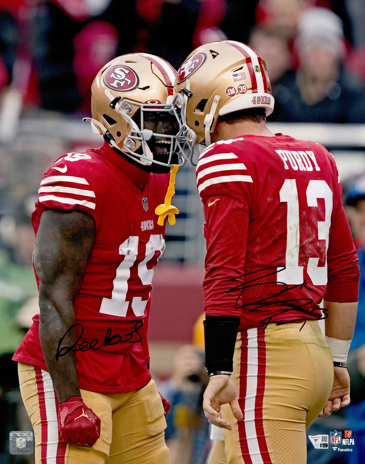 Brock Purdy & Deebo Samuel Signed 16×20 Photo San Francisco 49ers Fanatics Holo