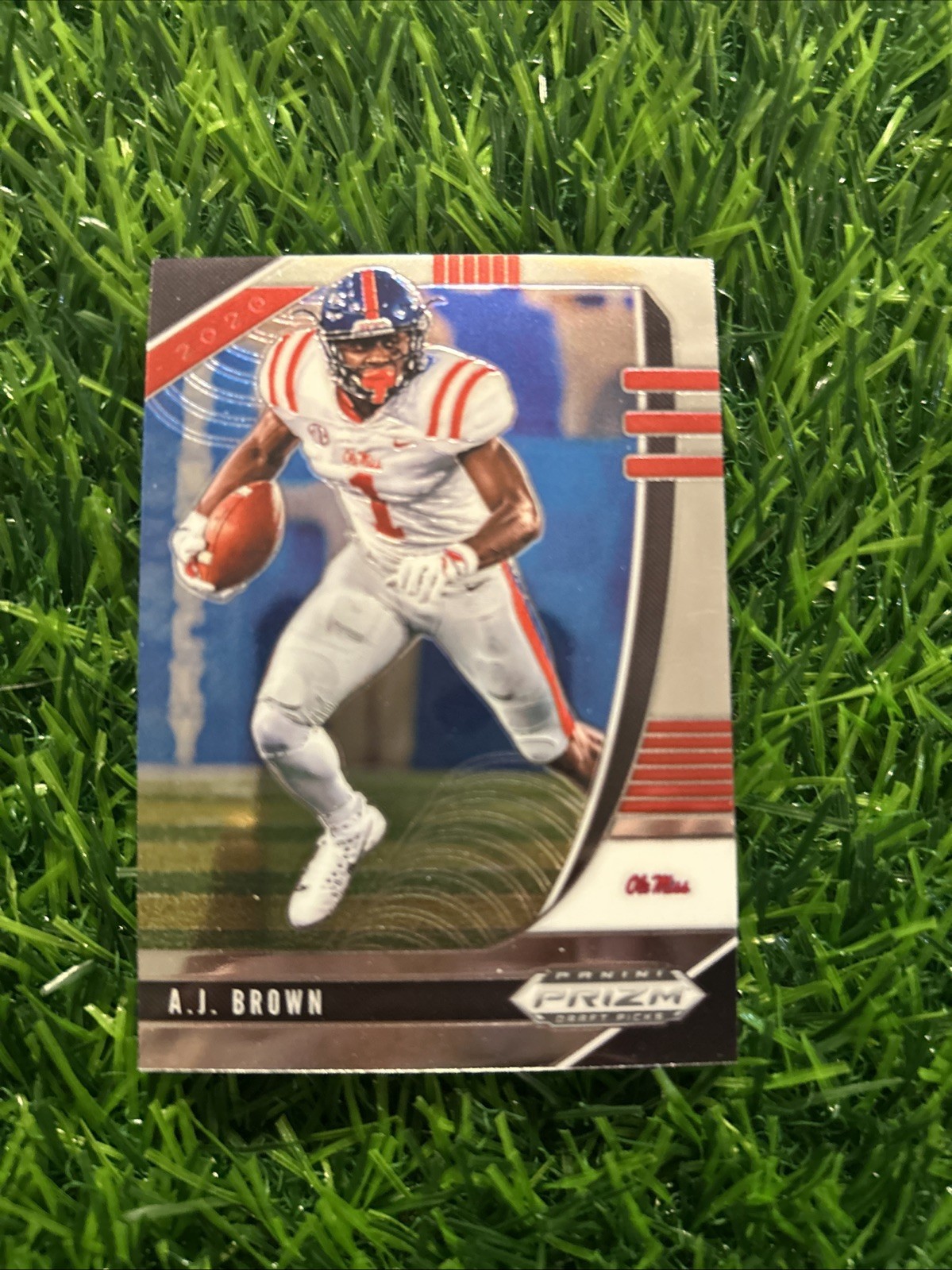 A.J. Brown 2020 Panini Prizm Draft Picks #1 Ole Miss. Philadelphia Eagles F55