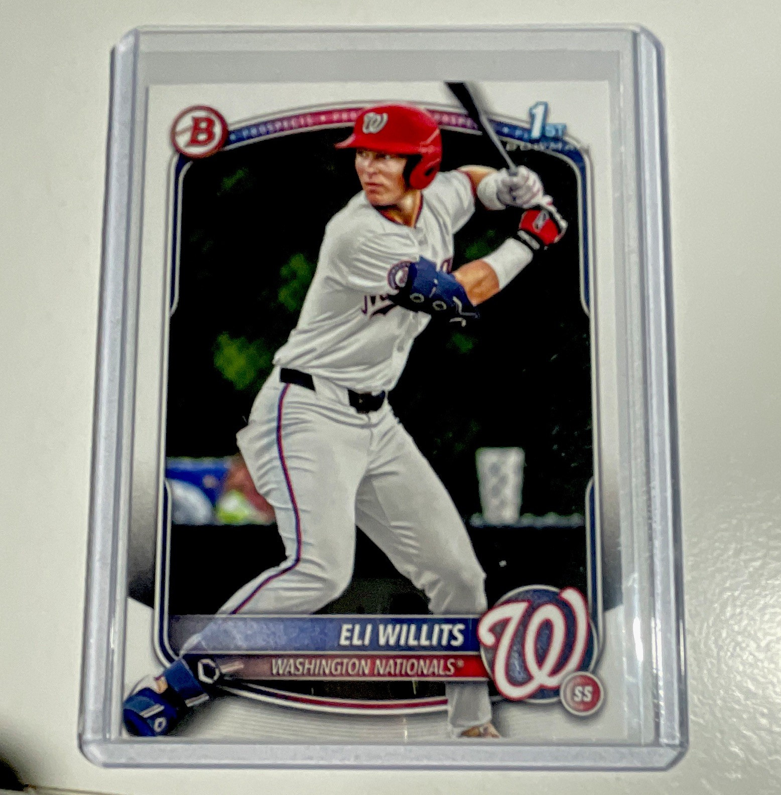 Bowman 2025 Draft Baseball Eli Willits 1st Bowman Nationals #BD-1