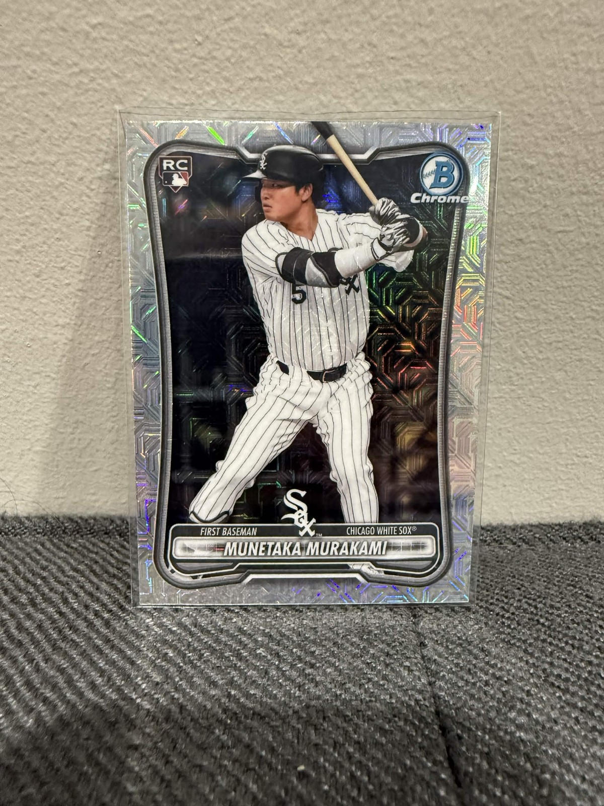 Topps 2026 Bowman Chrome RC Munetaka Murakami MEGA MOJO Refractor White Sox #9