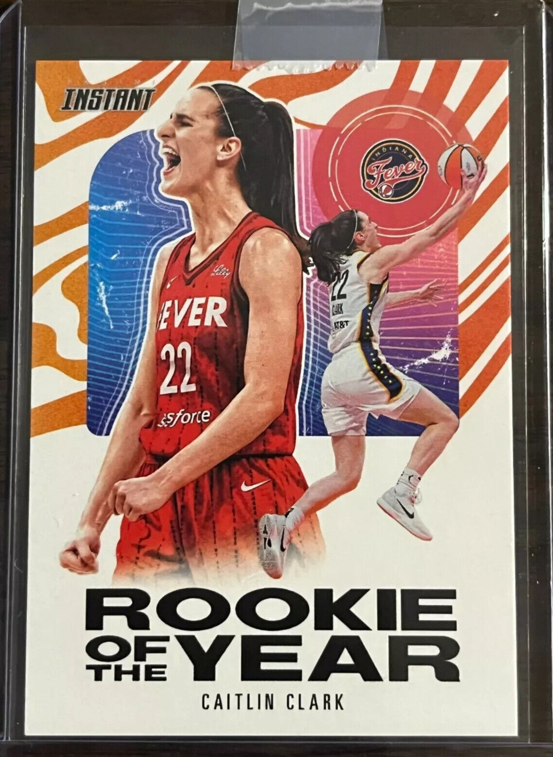2024 Panini Instant #CCROY Caitlin Clark RC Card WNBA Rookie of the Year IN-HAND