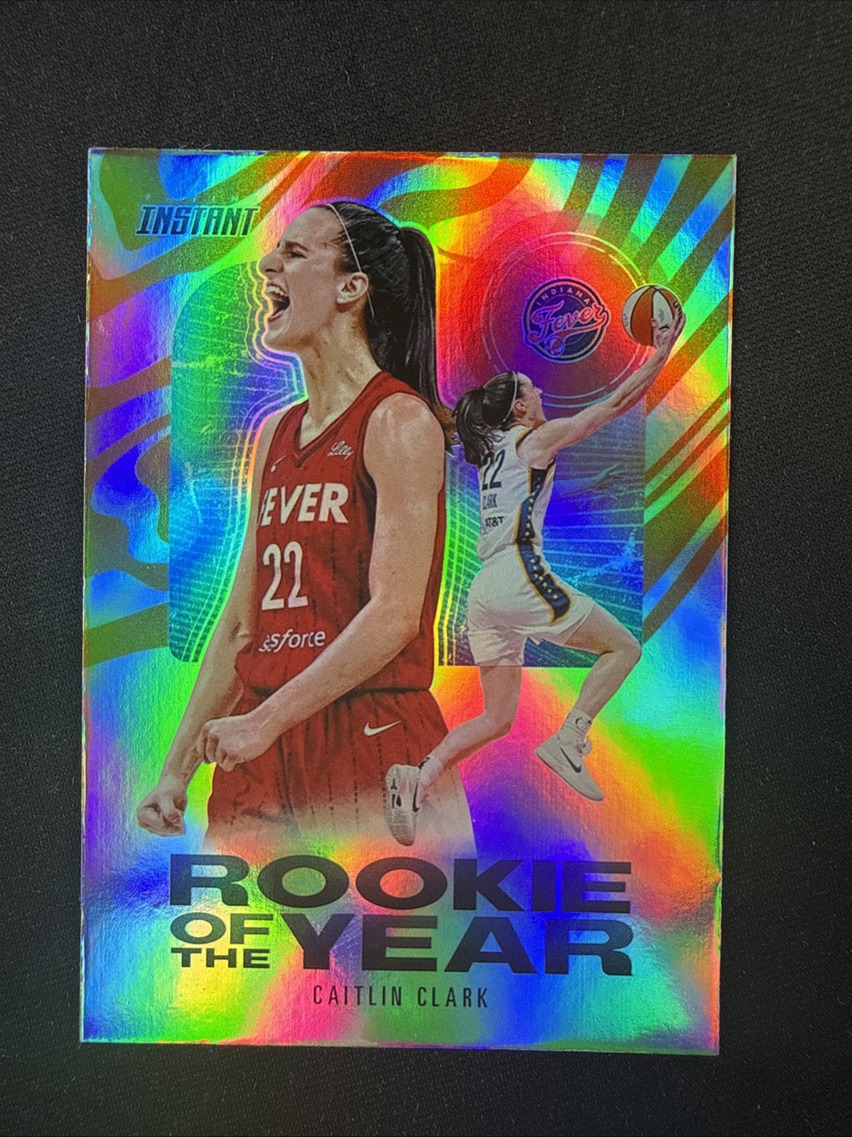 2024-25 Panini Instant WNBA – Caitlin Clark Rookie of the Year – Silver…