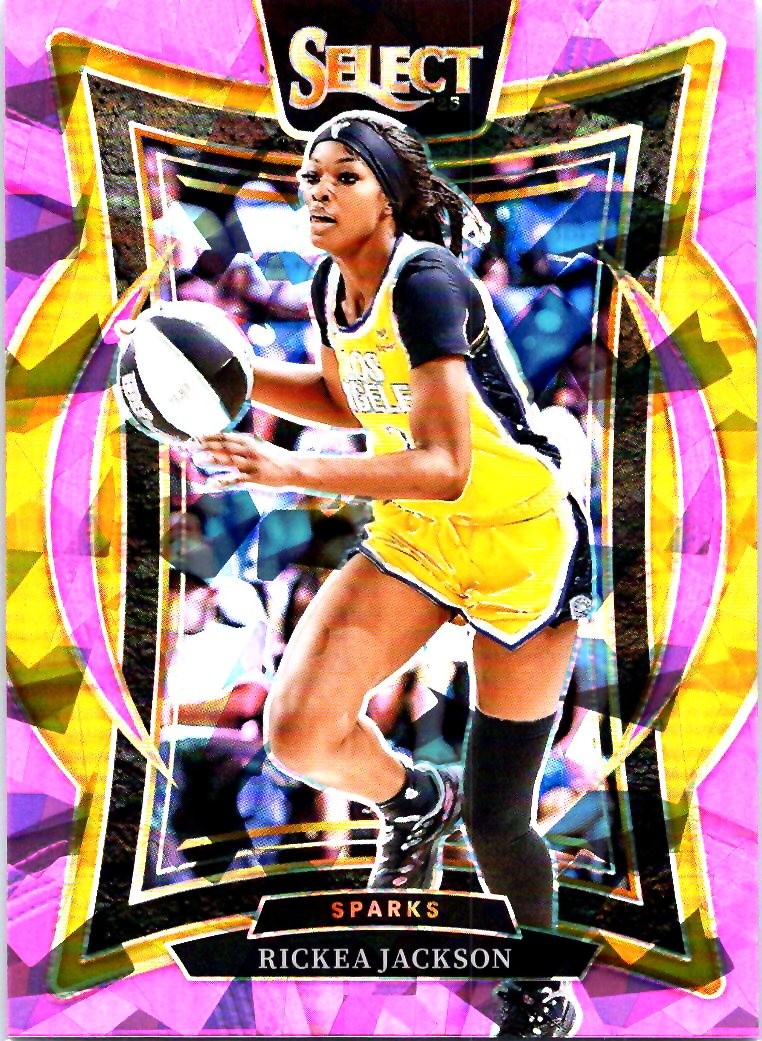 2025 Panini Select WNBA #58 Rickea Jackson Pink Ice