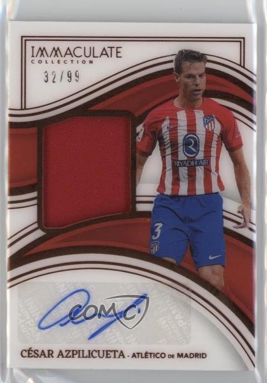 2023-24 Panini Immaculate Memorabilia 32/99 Cesar Azpilicueta César Auto 0sc3