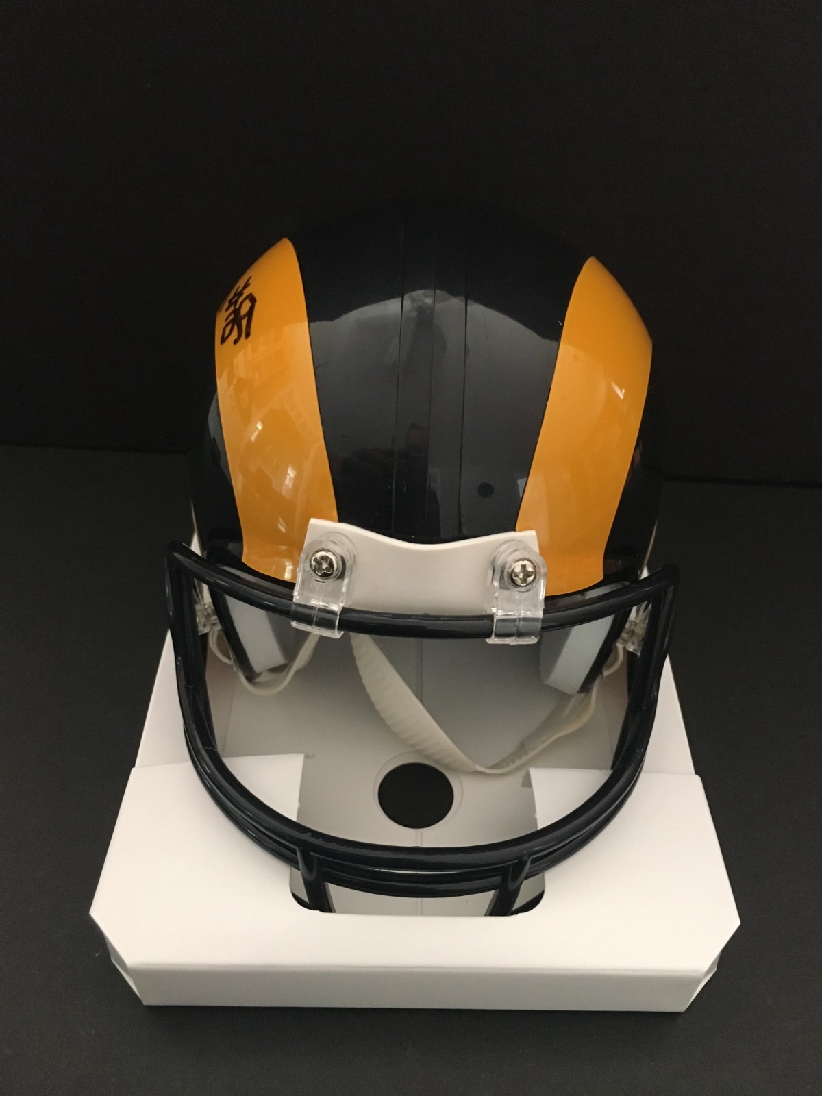 HAROLD JACKSON AUTOGRAPHED L.A. RAMS MINI HELMET J.S.A.