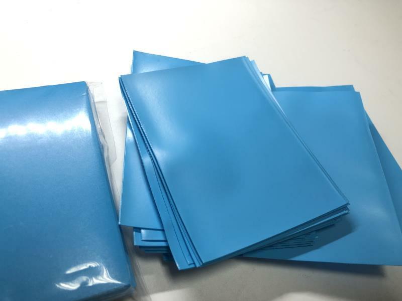 Lenayuyu 300pcs Lightblue Protector Standard MTG Card Sleeves 66x91mm Matte