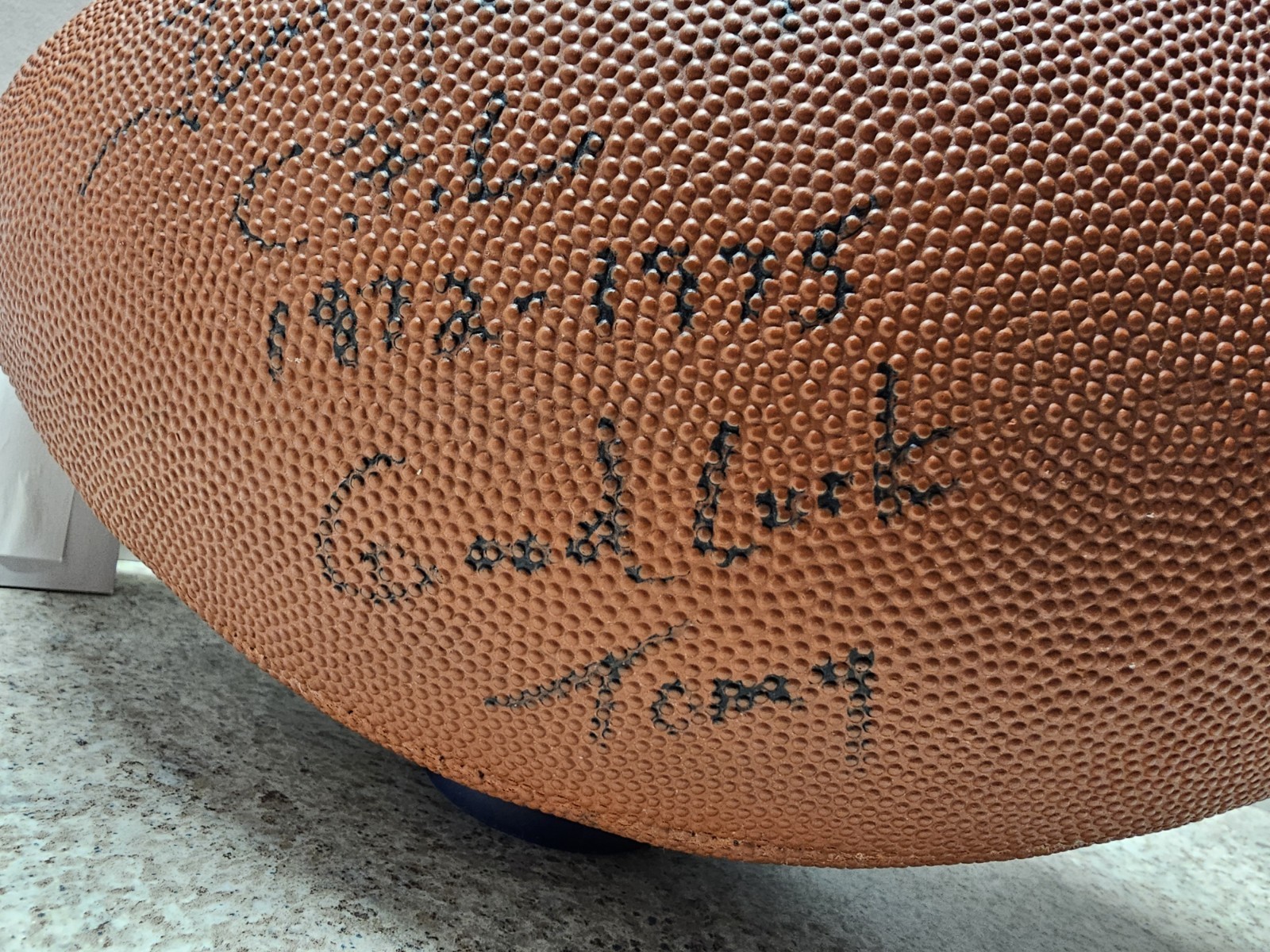 Autographed Football Unknown CFL Player From 1972-1975 No COA