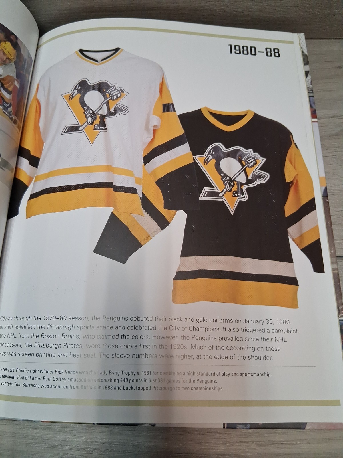 Skybox Press Pittsburgh Penguins Jerseys Then & Now Hardcover Book +letter