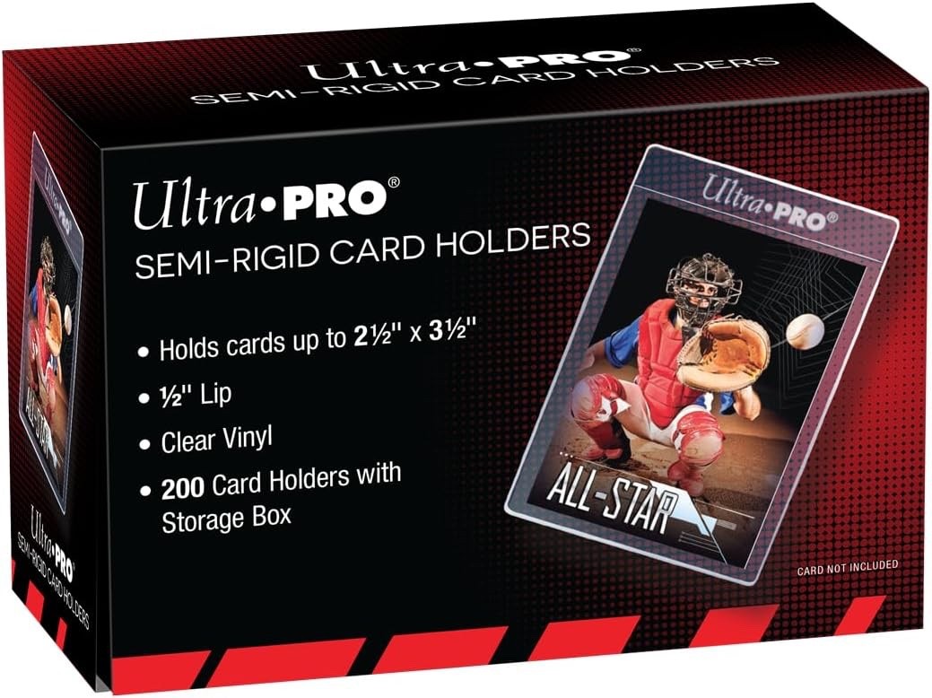 Ultra PRO Semi Rigid 1/2 inch Card Sleeves – 200 Count
