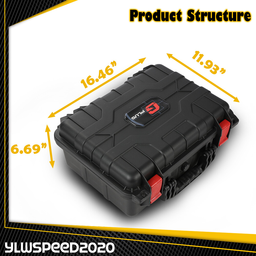 150 Weatherproof Graded Card Storage Box Heavy Duty Case Slab Holder & Protector