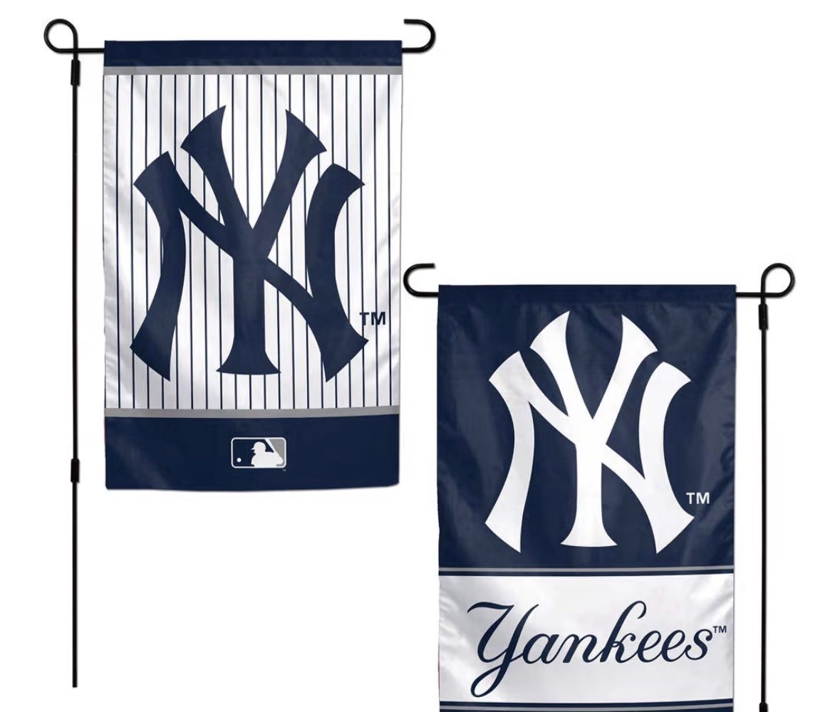 MLB New York Yankees Garden Flag Double Sided MLB Yankees Premium Yard Flag
