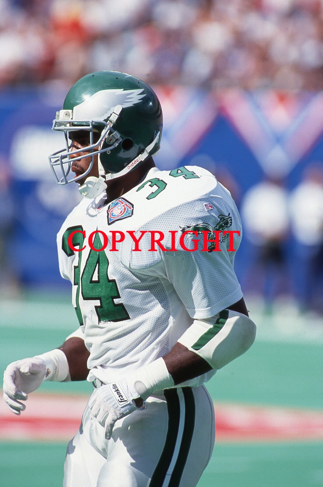 HERSCHEL WALKER – PHILADELPHIA EAGLES – Vintage 35mm Baseball Slide 4.2c