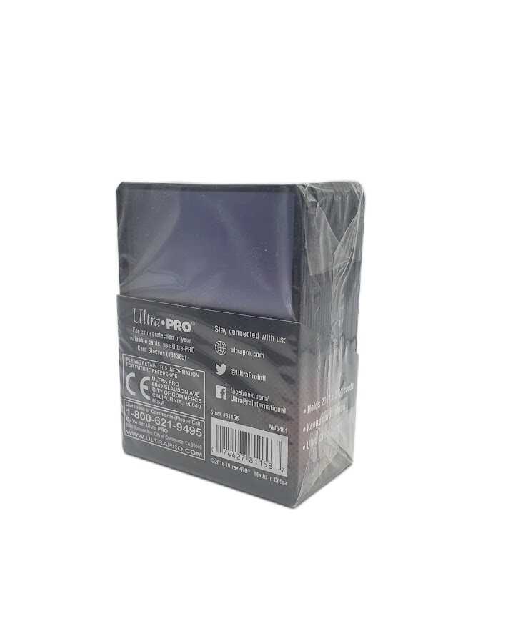 (25-Pack) Ultra Pro Black Border Topload Card Holder Toploaders Art Cards