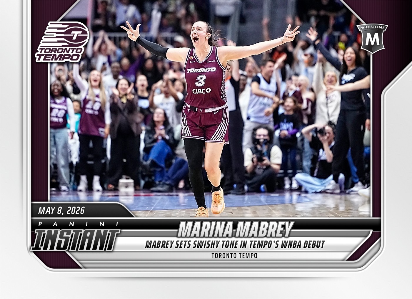 2026 Panini Instant WNBA #33 Marina Mabrey Toronto Tempo – QTY