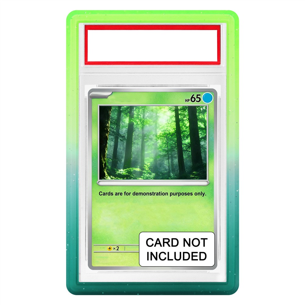 6PCS Gradient For PSA Graded Card Slab Bumper Guard Protector Skin TPU 6 Color
