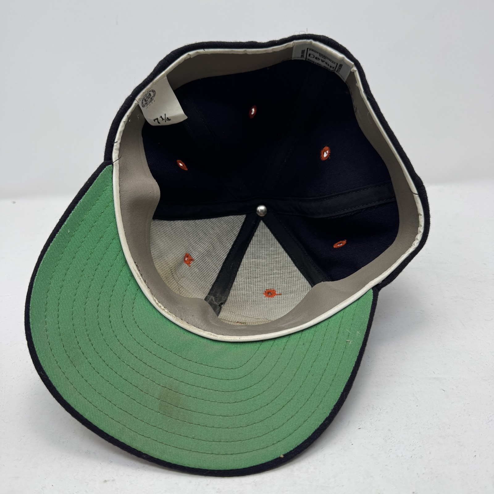 Vintage Syracuse Chiefs Baseball Cap Hat Wool Devon Boston Made in USA Size 7